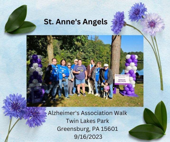 St Annes Angels Participating In The Alzheimers Association Walk 9162023